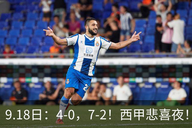 9.18日：4-0，7-2！西甲悲喜夜！马竞胜奥萨苏纳主场告捷，巴萨全胜领跑，多纪录刷新